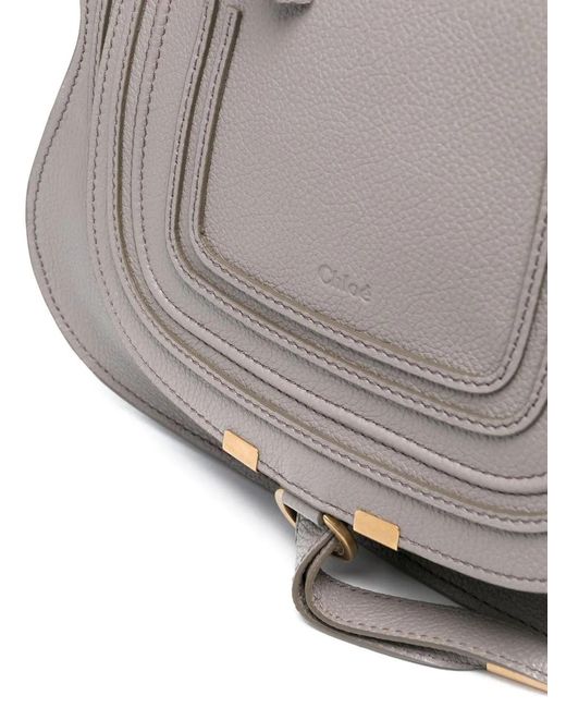 Chloé Gray Small Marcie Tote Bag