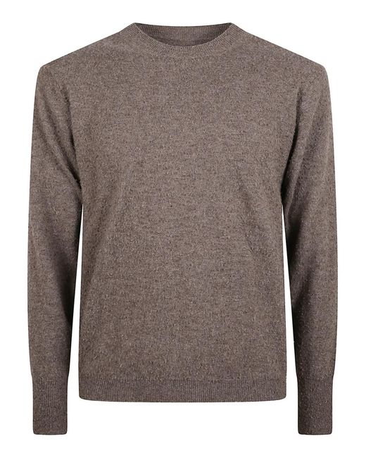 Maison Margiela Brown Sweaters Cashmere Cotton for men