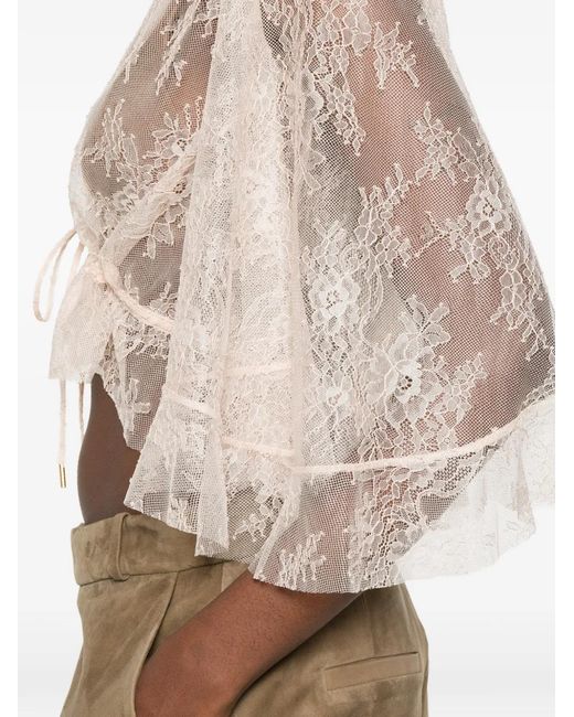 Alberta Ferretti Natural Shirt