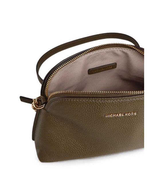 Michael Kors Brown Sac Porté Épaule En Cuir Grainé for men