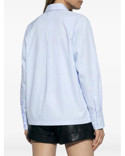 Sportmax Blue Ovest Button-Fastening Shirt