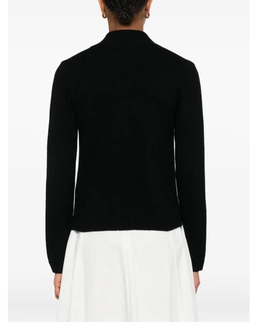 Allude Vest Met Zak Met Knopen in het Black