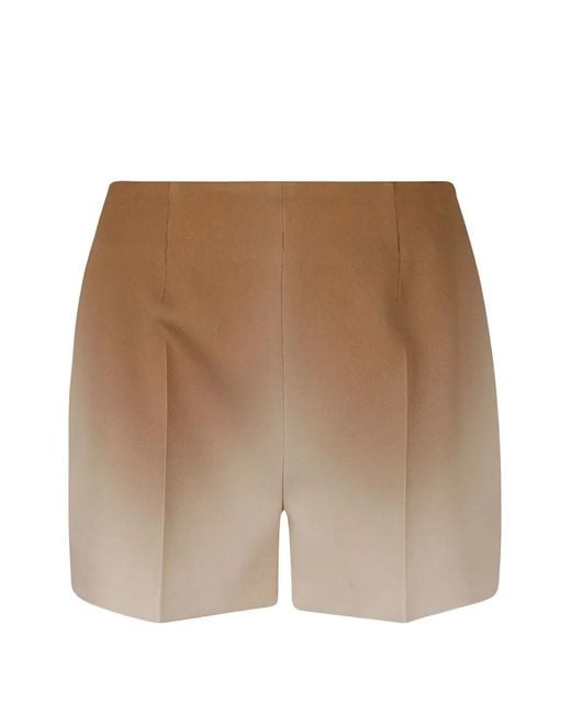 Ermanno Scervino Brown Print Shorts
