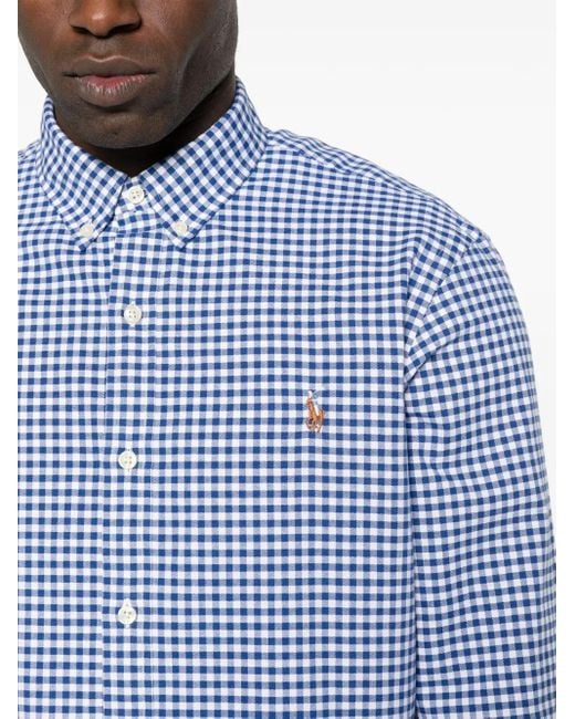 Polo Ralph Lauren Classic Oxford Long Sleeve Sport Shirt in Blue for ...