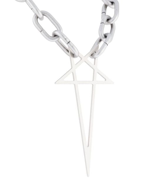 アクセサリー Rick Owens 24SS PENTAGRAM CHARM NECKLACE Rick Owens Pentagram Charm – Antidote Fashion and Lifestyle