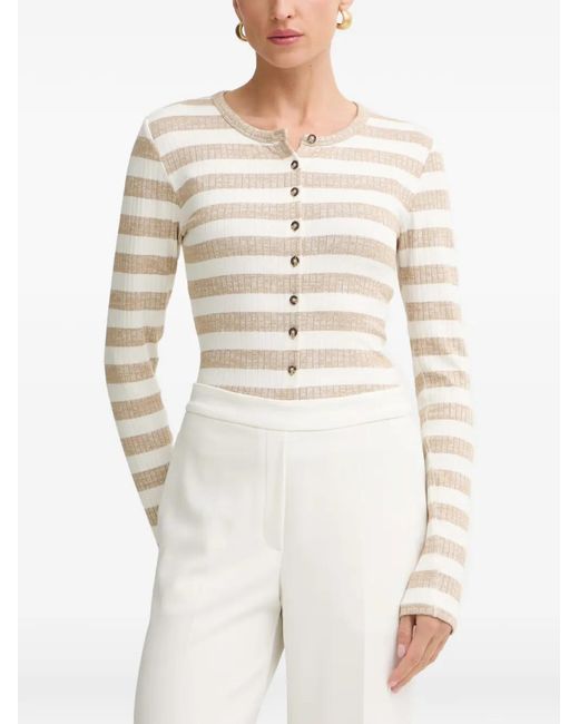 Rag & Bone Gestreept Geribbeld Vest in het White