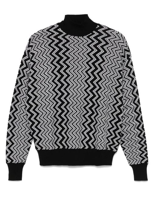 Missoni Trui Met Zigzag-Print in het Gray