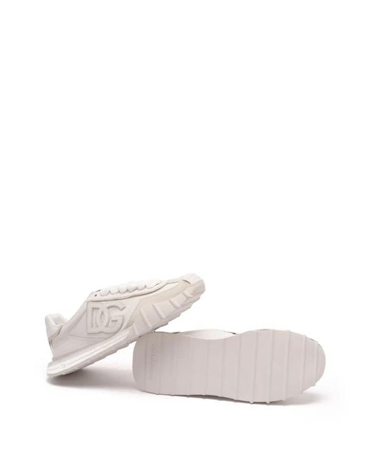 Dolce & Gabbana Athletic Sneakers Mit Logo-Patch in White für Herren