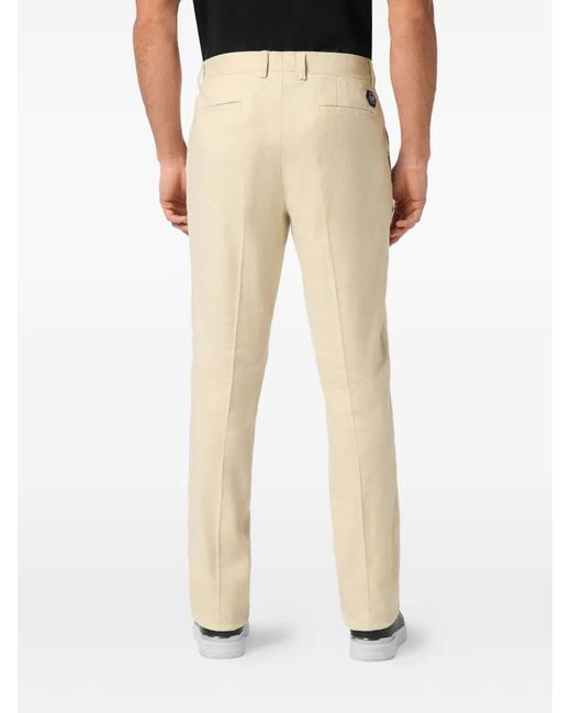 Philipp Plein Natural Gabardine Chinos for men