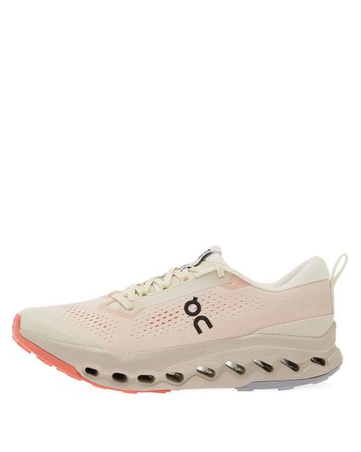 On Shoes White Cloudsurfer Trail 2 Sneakers for men