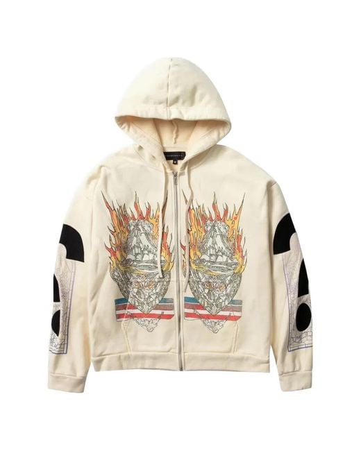 Who Decides War Natural Memories Zip-Up for men