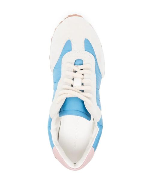 Madison Maison Blue Star Suede-Trimmed Sneakers