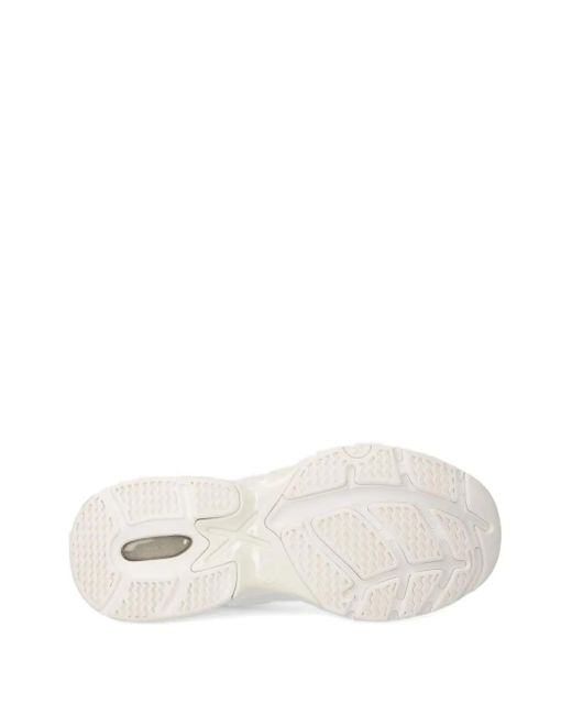 MICHAEL Michael Kors White Kit Metallic-Detail Sneakers