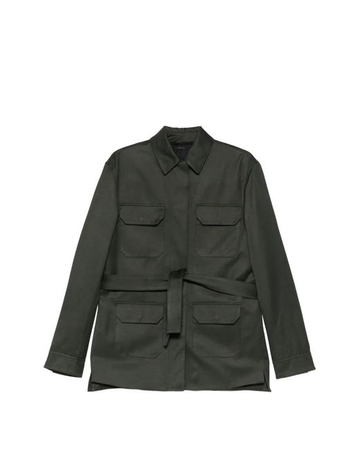 Tom Ford Green Belted Military Jacket
