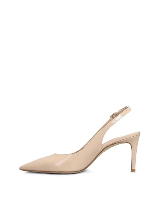 Stuart Weitzman Natural Slingback Pointed Pumps