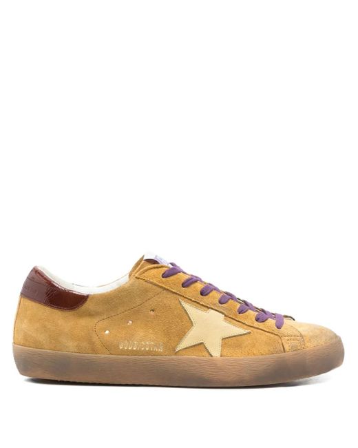 Golden Goose Deluxe Brand Brown Super Star Suede Sneakers for men