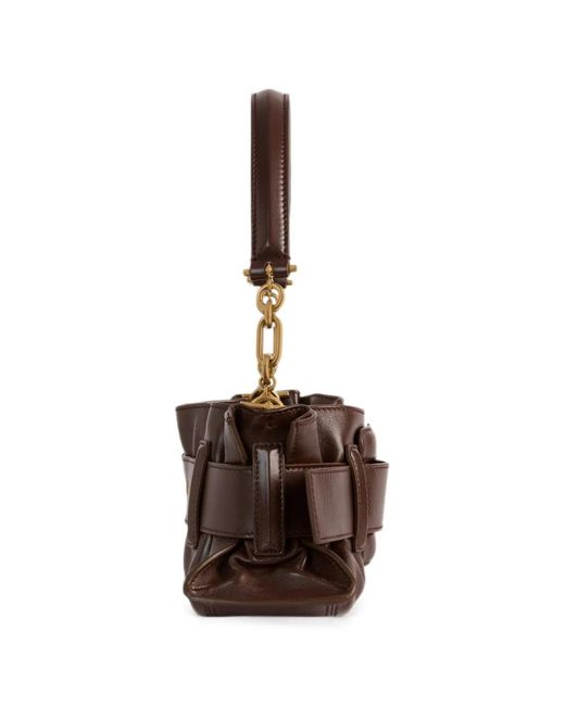 Borsa Anthem Mini di Balmain in Brown