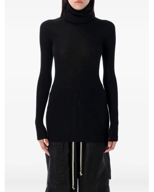 Rick Owens タートルネック トップ Black