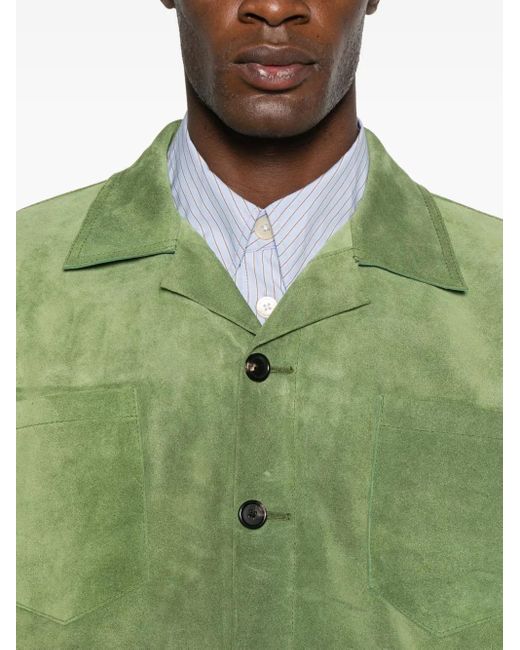 Giacca-Camicia di Bode in Green da Uomo