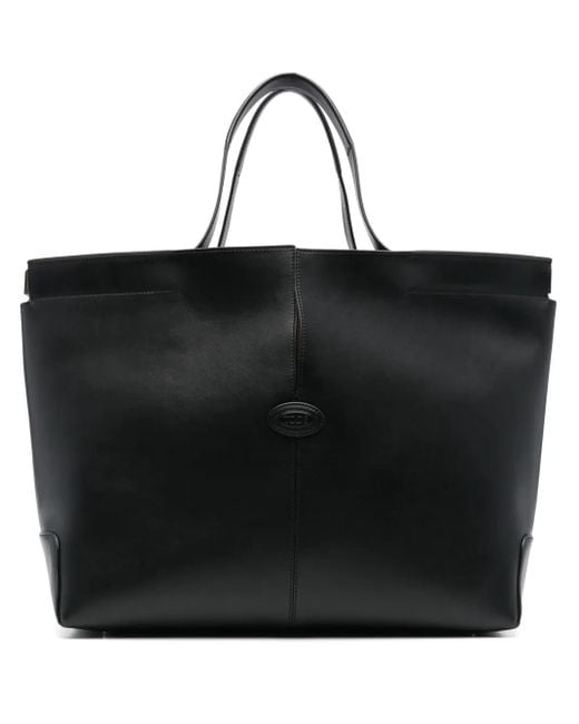 Tod's レザーハンドバッグ Black