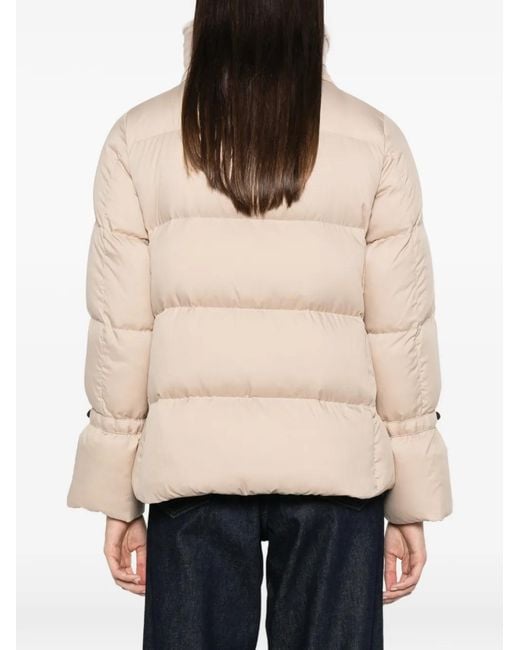 Herno Natural Zip-Up Puffer Jacket