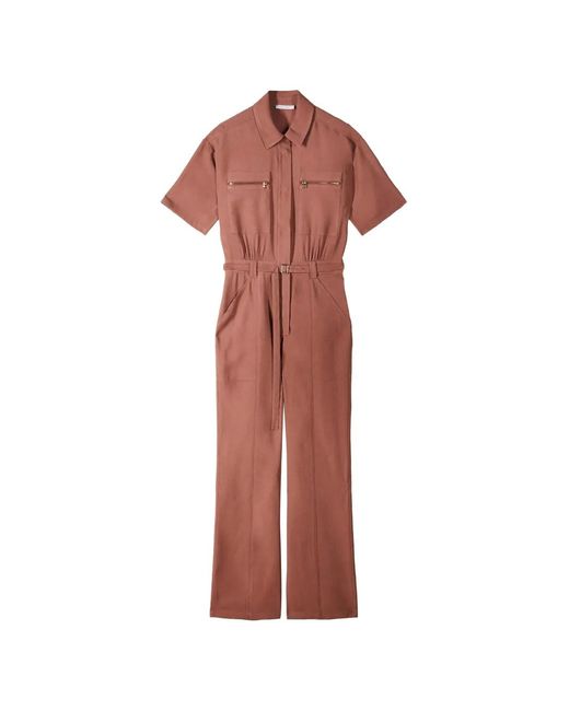 Patrizia Pepe Pink Belted Jumpsuit