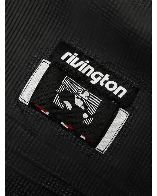 RRR123 Black Anti Death Graphic-Print Sweater for men