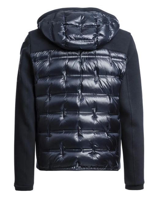 Parajumpers Blue Quilted Hooded Jacket for men