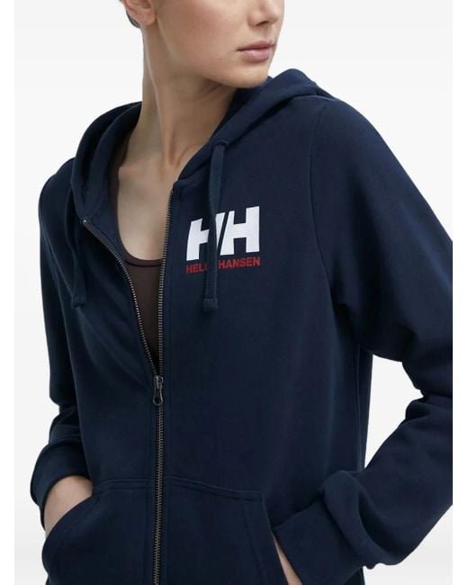 Helly Hansen Blue Sweatshirt mit Reißverschluss