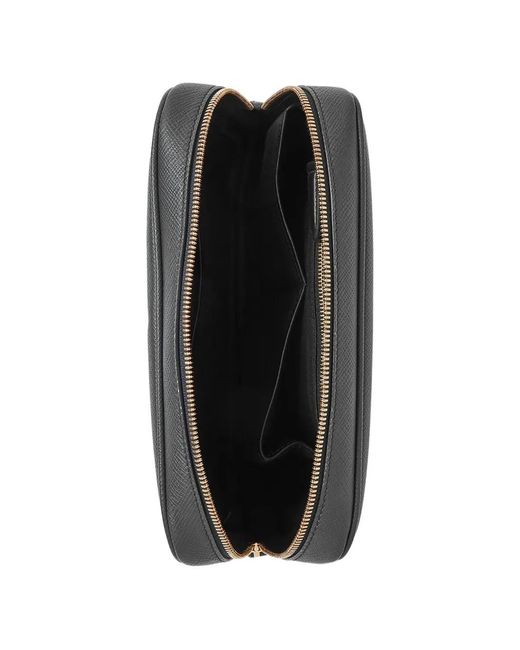 Smythson Black Organiser Tech Pouch