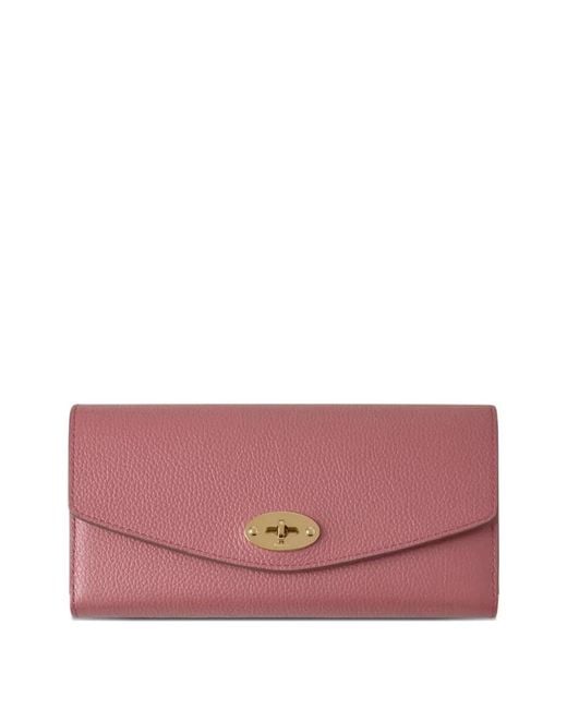Mulberry Purple Darley Leather Wallet