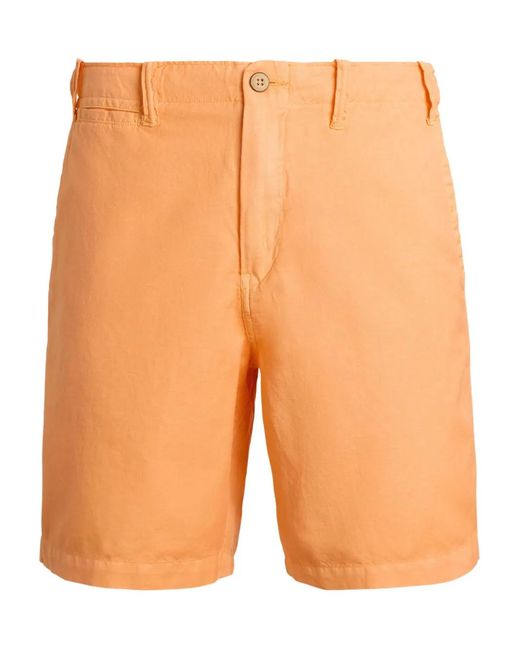 Polo Ralph Lauren Orange Short Chino À Coupe Slim for men
