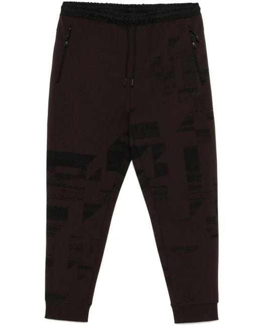 Pantaloni Sportivi Con Stampa Grafica di Boss in Black da Uomo