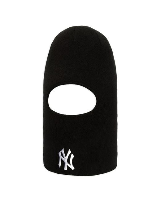 Mitchell & Ness Black Logo-Embroidered Balaclava for men