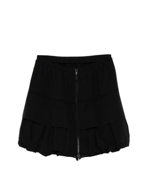 JNBY Black Tiered Mini Skirt