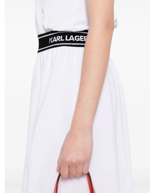 Karl Lagerfeld ポロワンピース White