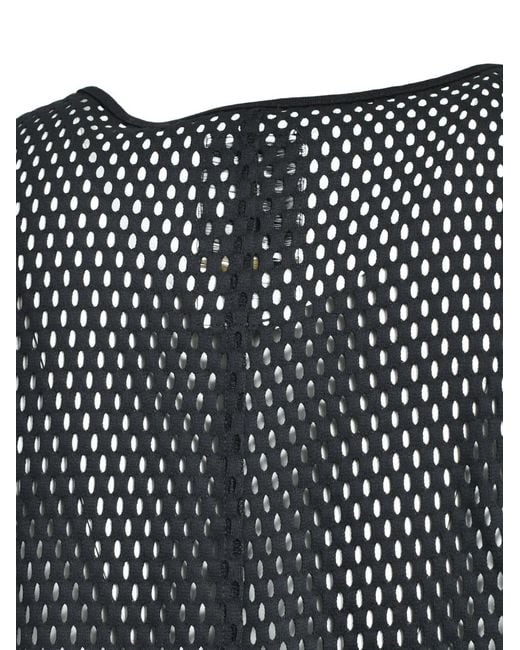 Rick Owens Gray Mesh Basketball Tank Top for men