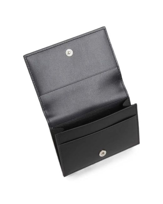 Jil Sander Black Logo-Print Cardholder for men