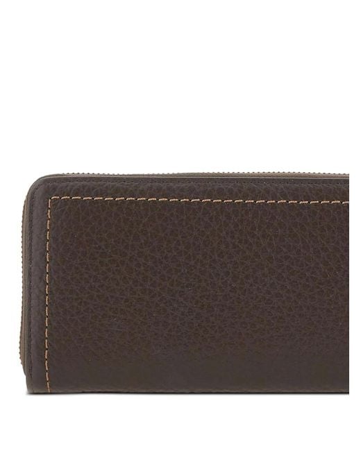 Gianni Chiarini Brown Large Bubble Leather Wallet