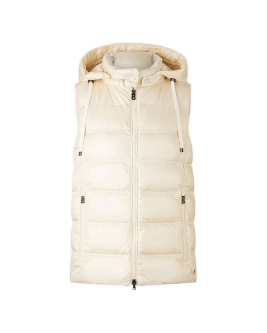 Bogner Natural Liddy Detachable-Hood Quilted Gilet
