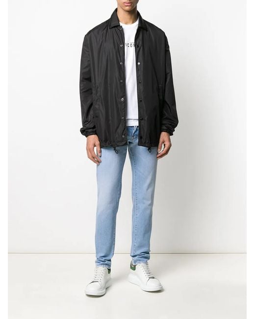 DSquared² Black Back Logo Field Jacket for men