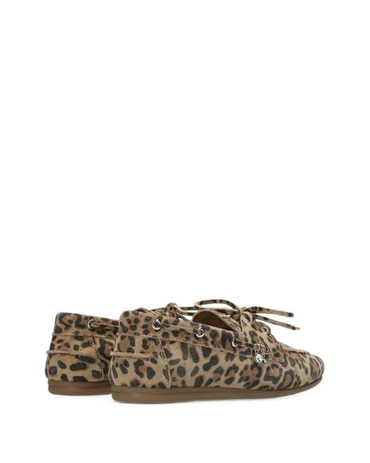 Mexx Multicolor Leopard-Print Loafers