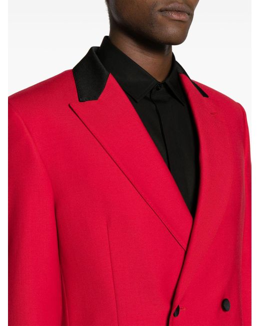 Blazer de vestir con doble botonadura Moschino de hombre de color Red