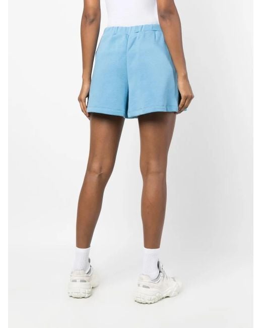 Opening Ceremony Blue Patch-Detail Track Shorts