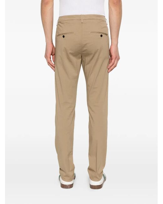 Dondup Natural Buttoned Trousers for men