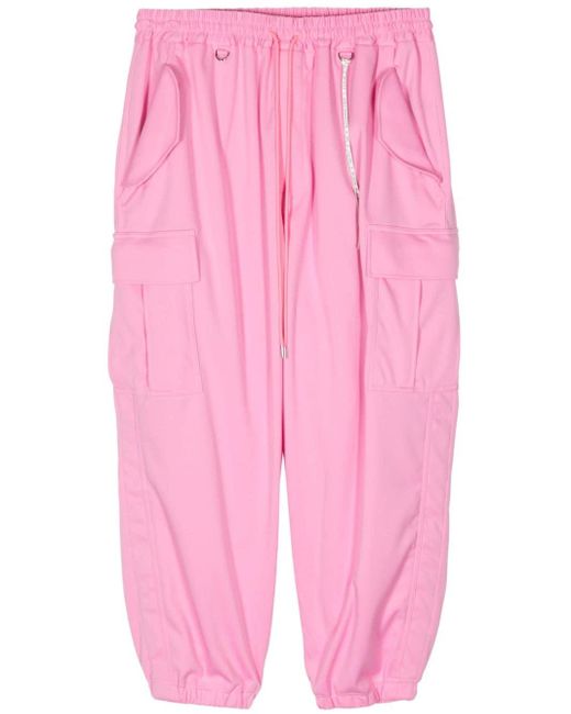 MASTERMIND WORLD Pink Skull-print Cargo Trousers for men
