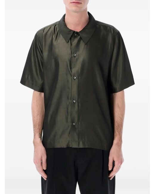 BERNER KUHL Black Wander Buttoned Shirt for men