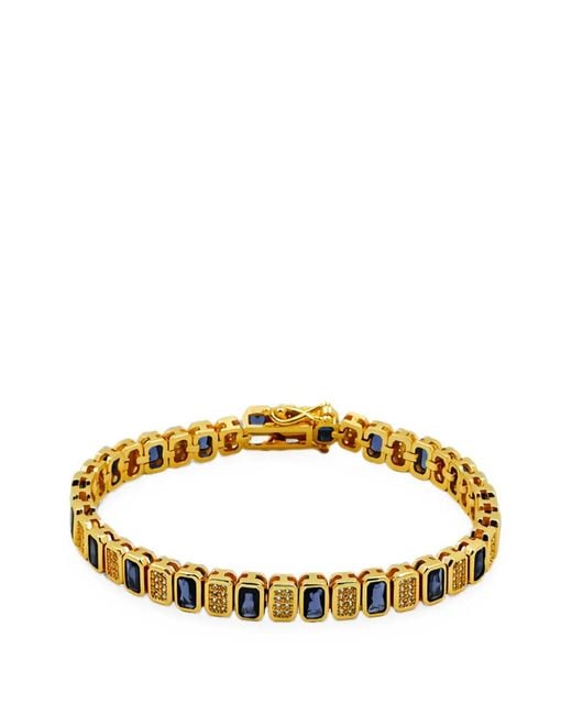 Lady D World Metallic Auric Crystal-Embellished Tennis Bracelets
