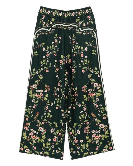 Agua Bendita Green Tota Mosquetero Trousers