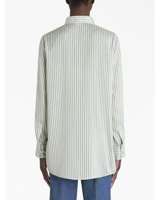 Etro Multicolor 100% Silk Long Sleeve Shirt